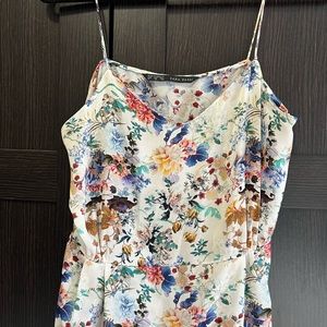 Zara print dress - EUC medium